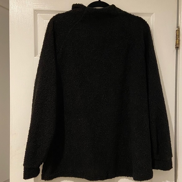 High Neck, Zipper Pullover Sweater - Picture 11 of 11